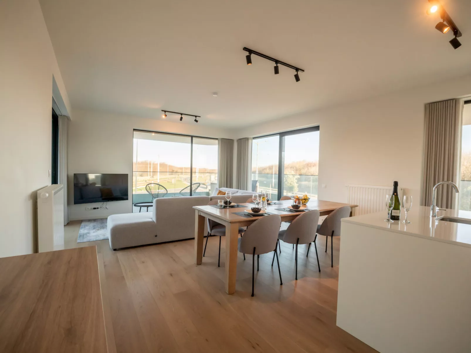 One with terrace and dune view-Inside