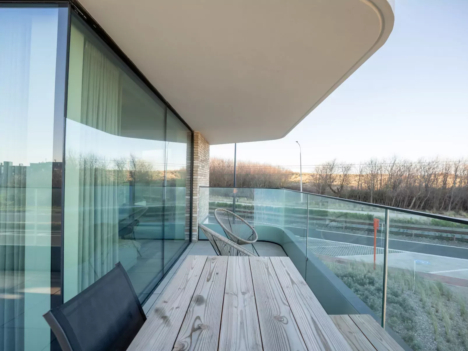 One with terrace and dune view-Outside