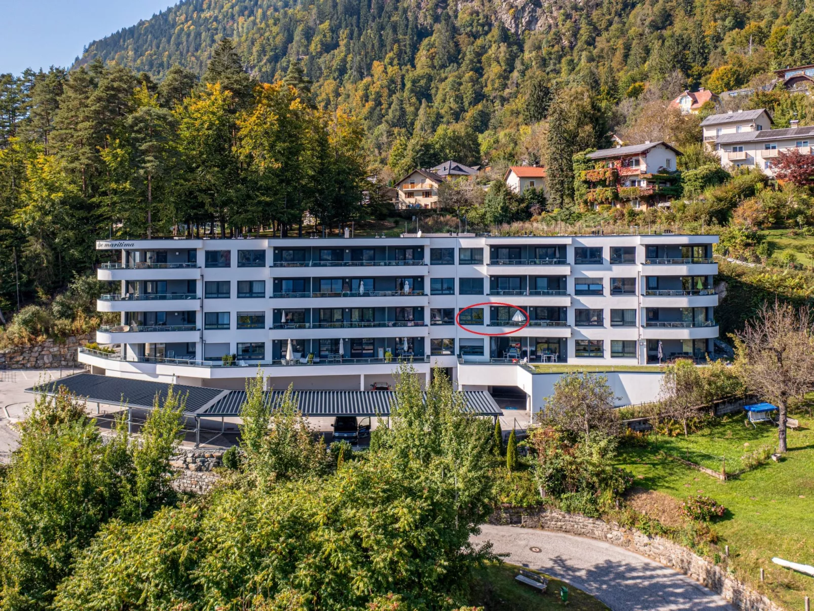 Seeblick alpe maritima Ski & See-Top 12-Dehors
