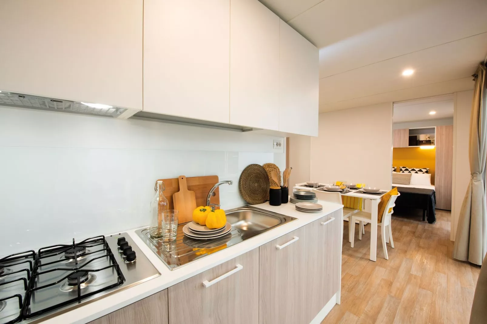 Mobile Homes Strasko Novalja - Adria 34 qm für 5 Pers-Kitchen