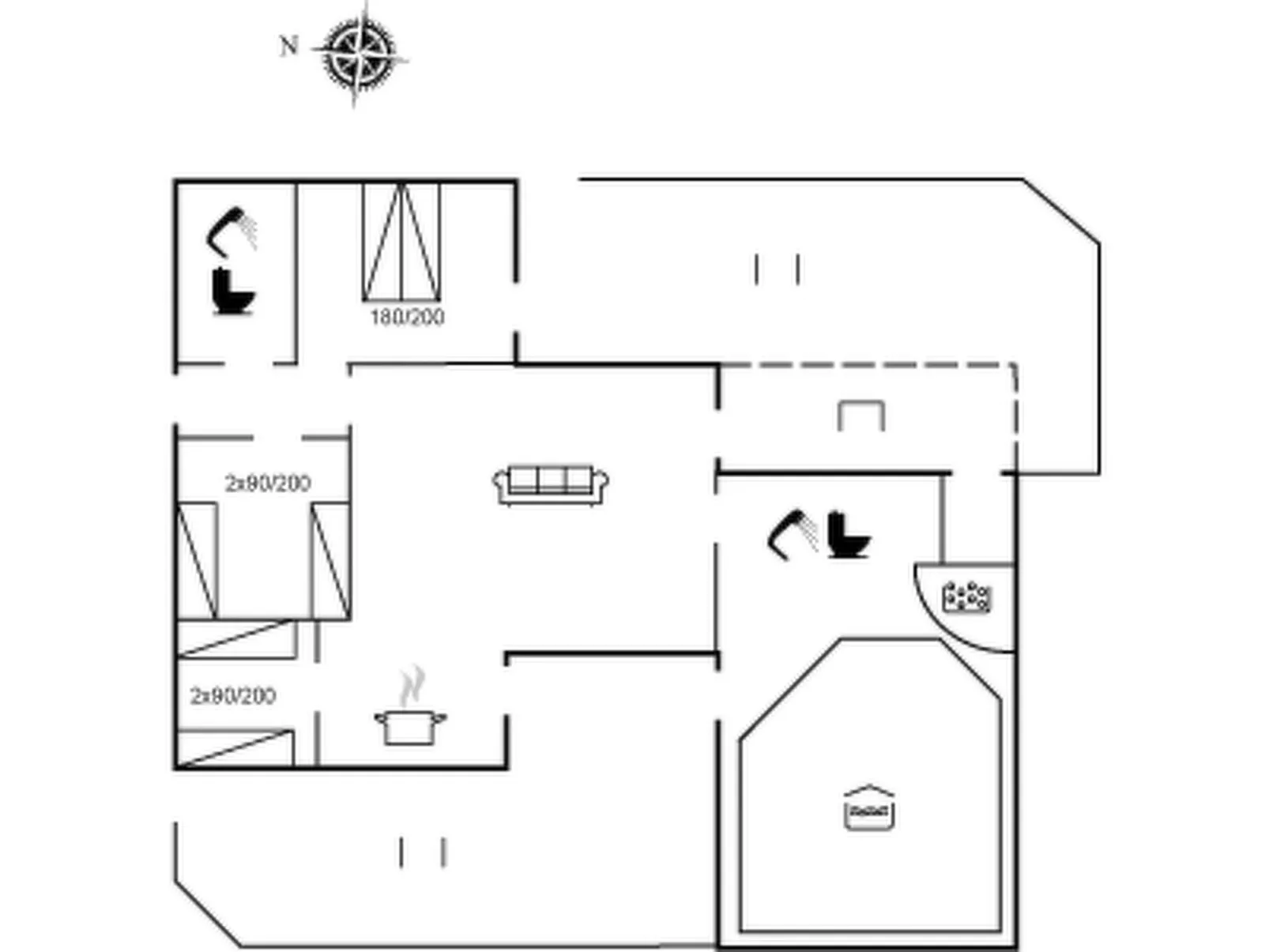 "Athisl" - 800m from the sea-Drinnen