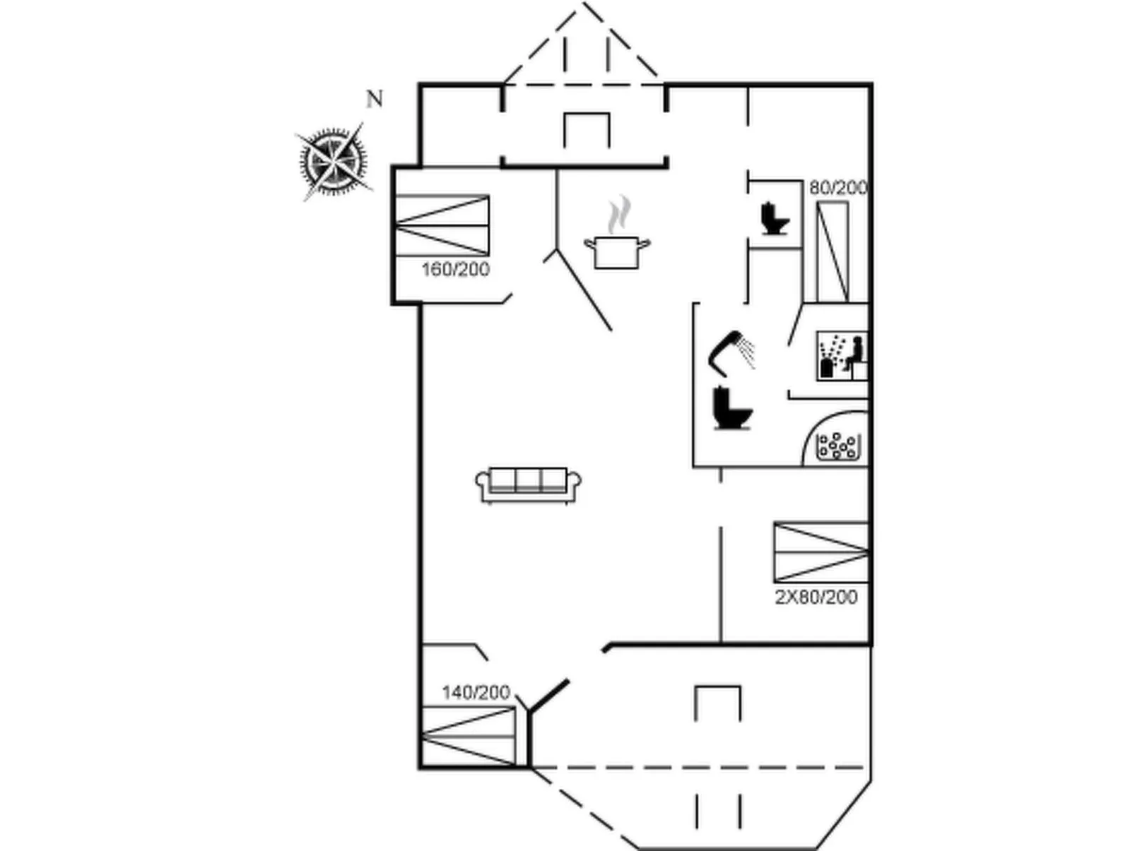 "Mimo" - 150m from the sea-Inside