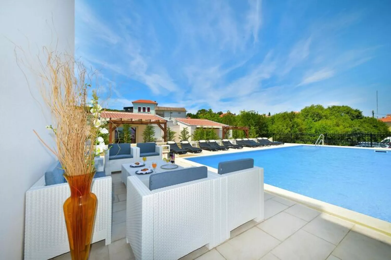 Holiday resort Vile Dalmacija, Preko-3-Raum-App., Classic 4+2, ca. 42 qm für 6 Pers.-Pool