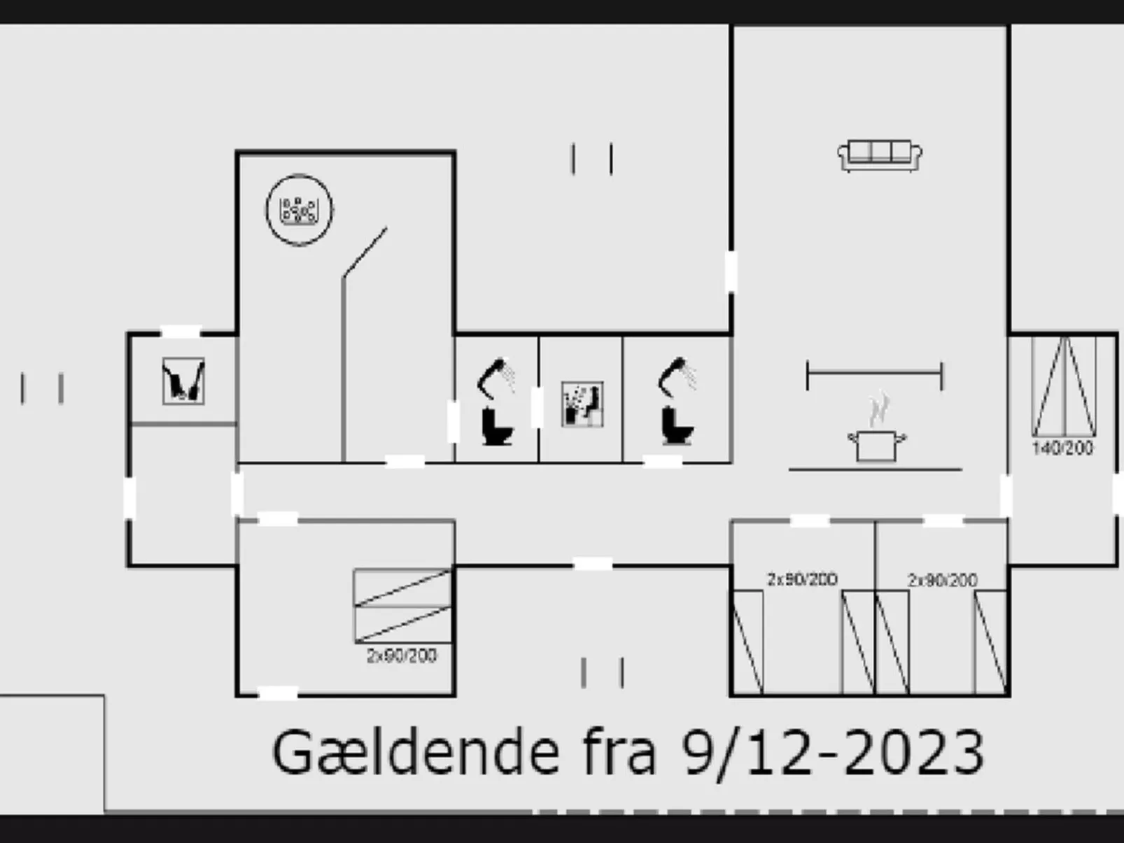 "Rother" - 100m from the sea-Inside