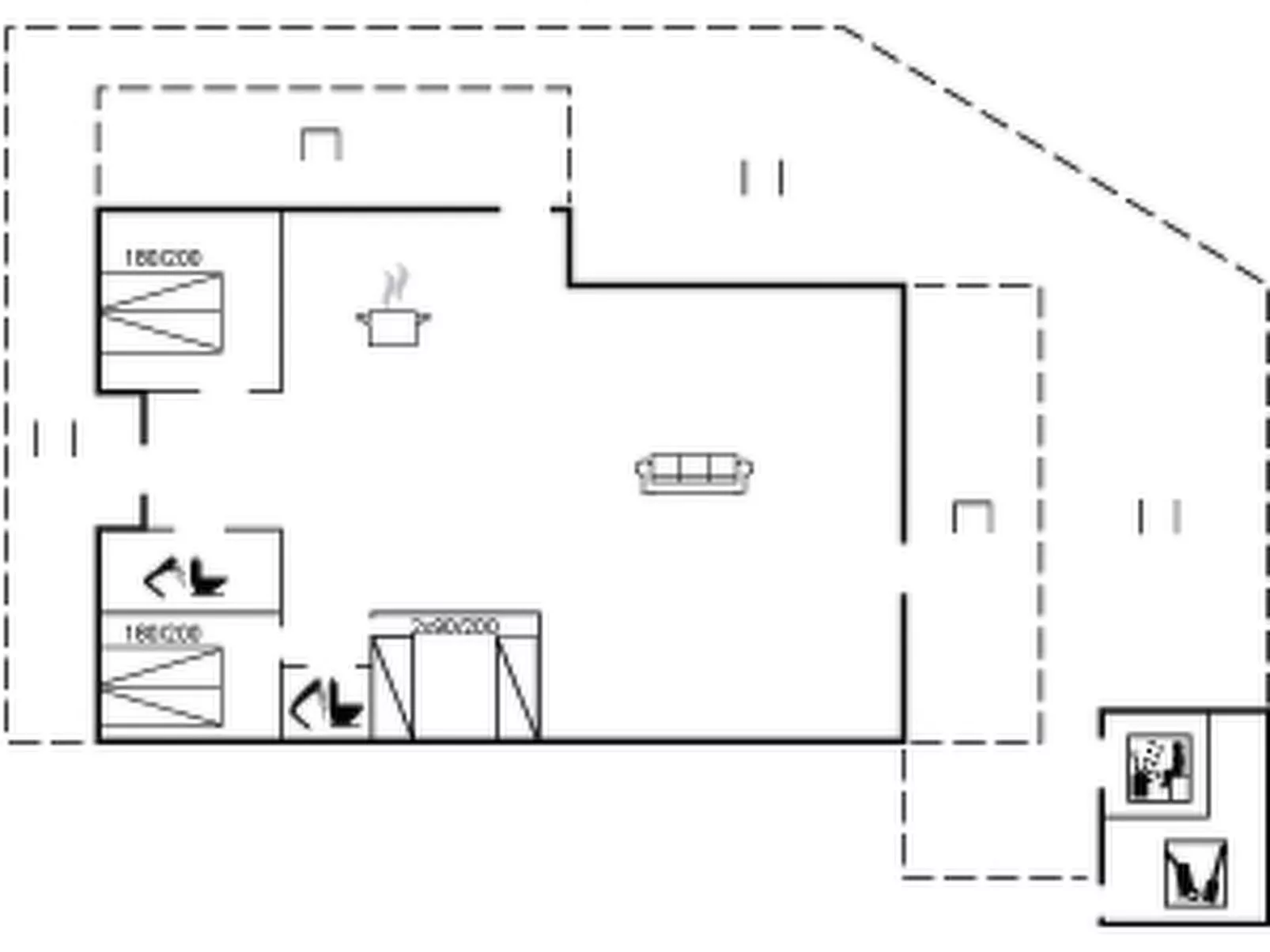 "Windelgard" - 140m from the sea-Inside