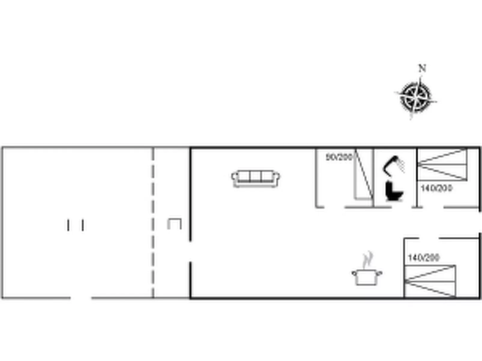 "Tican" - 400m from the sea-Inside