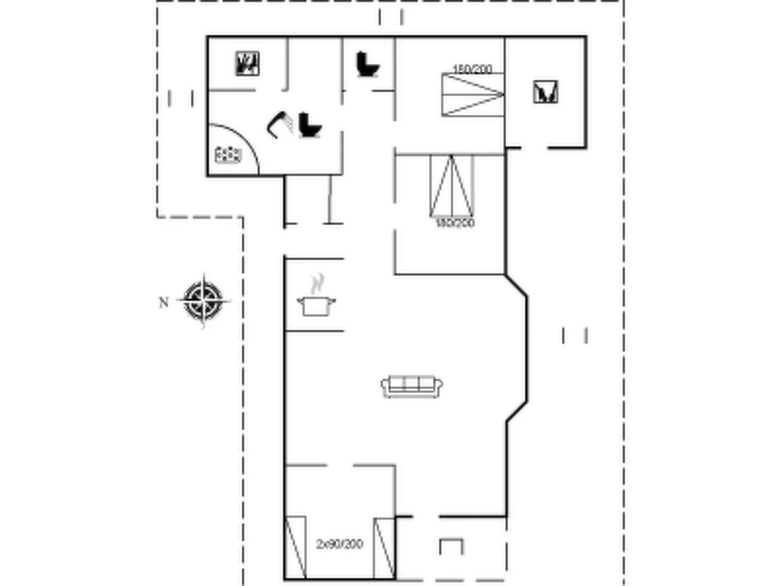"Andrea" - 1.4km from the sea-Inside