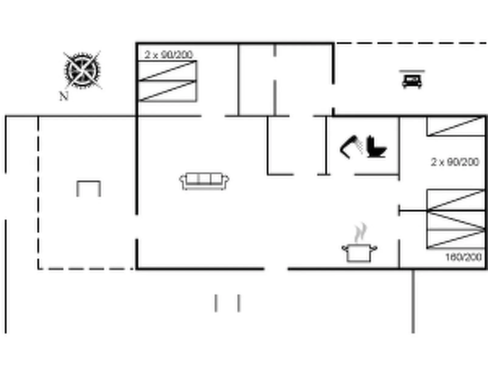 "Gisl" - 400m from the sea-Inside