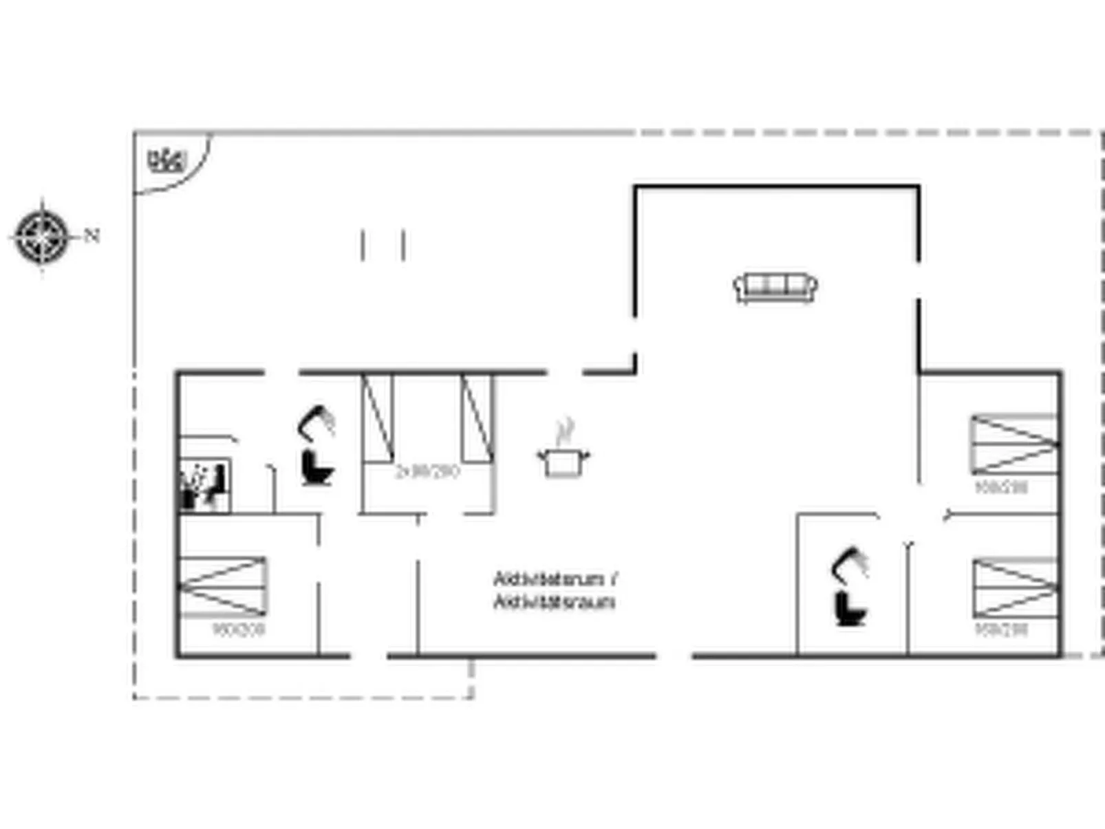 "Yakari" - 300m from the sea-Inside