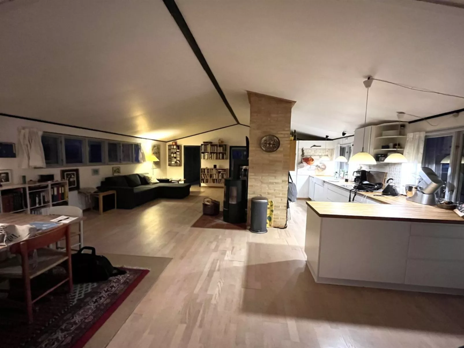 inside