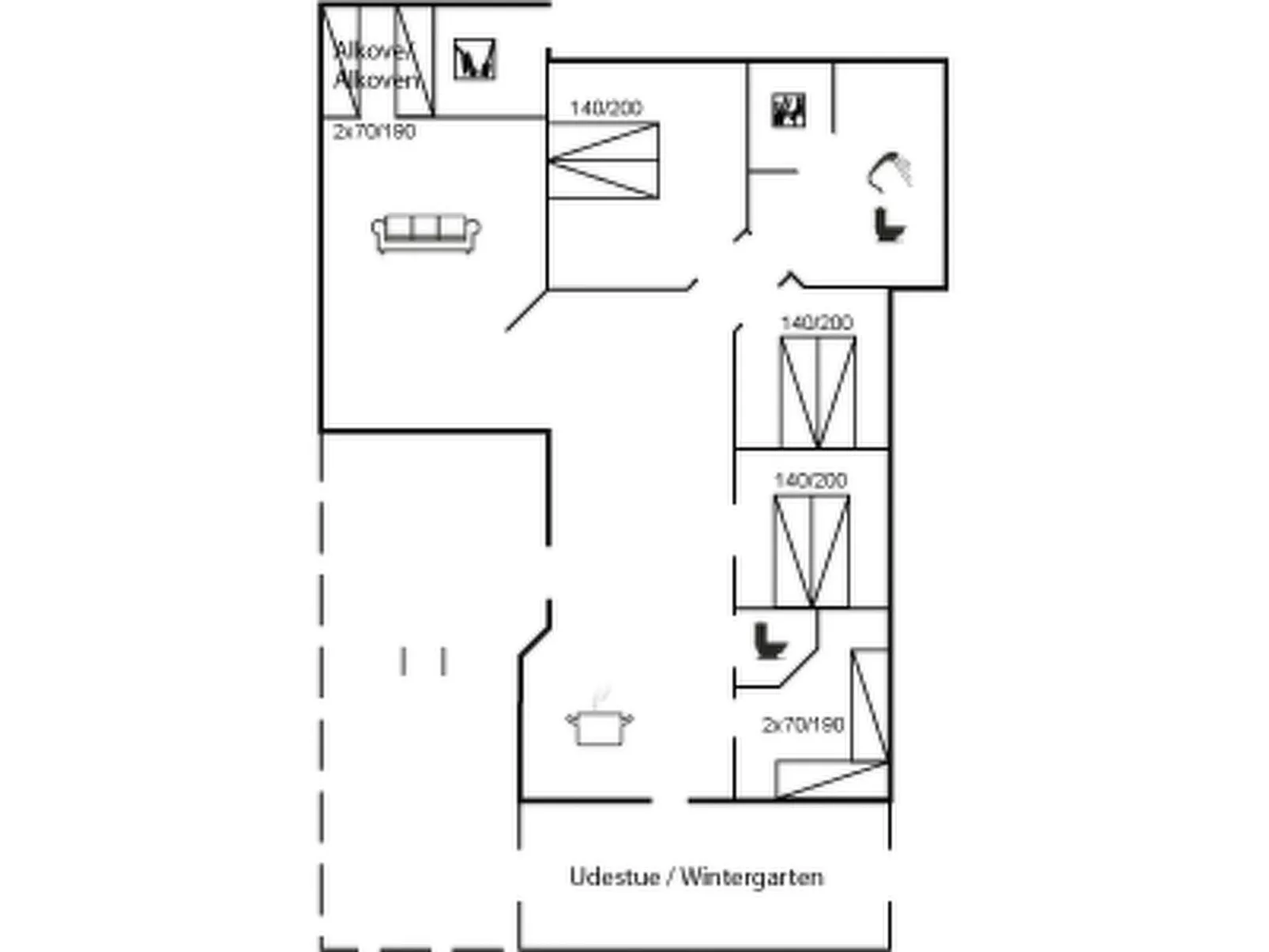 "Kiris" - 800m from the sea-Inside