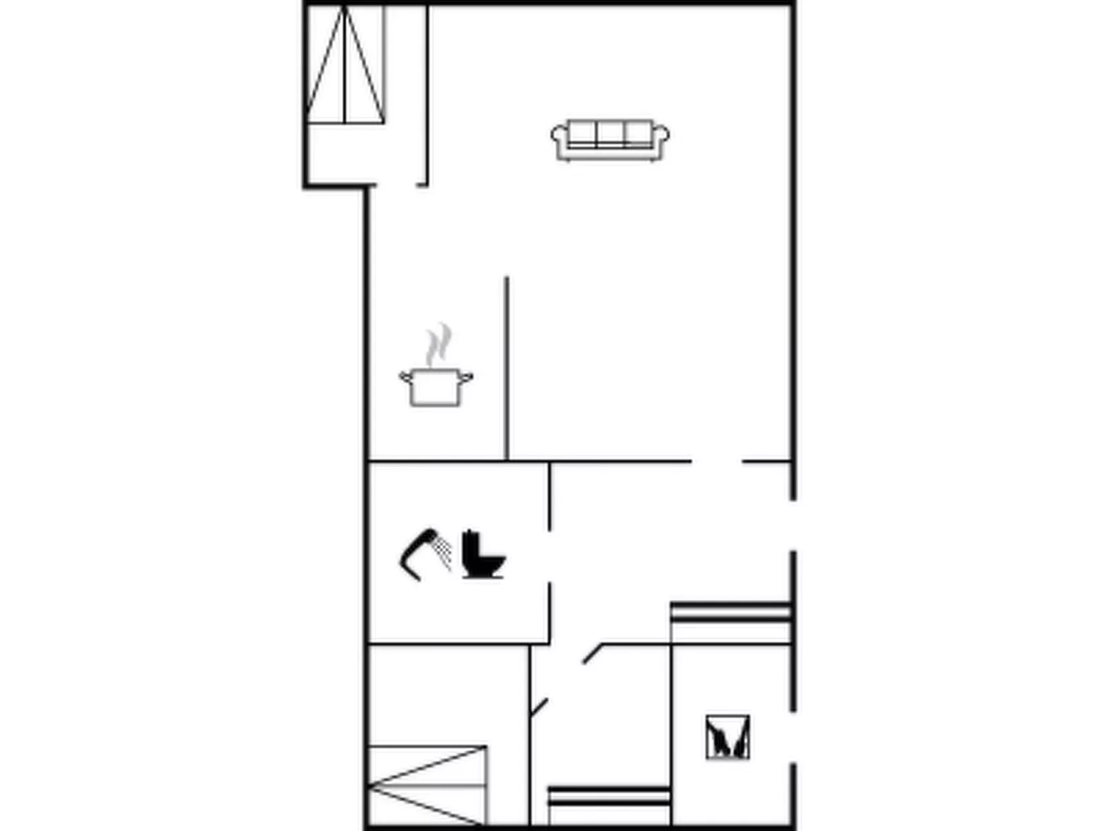 "Skak" - 100m from the sea-Inside