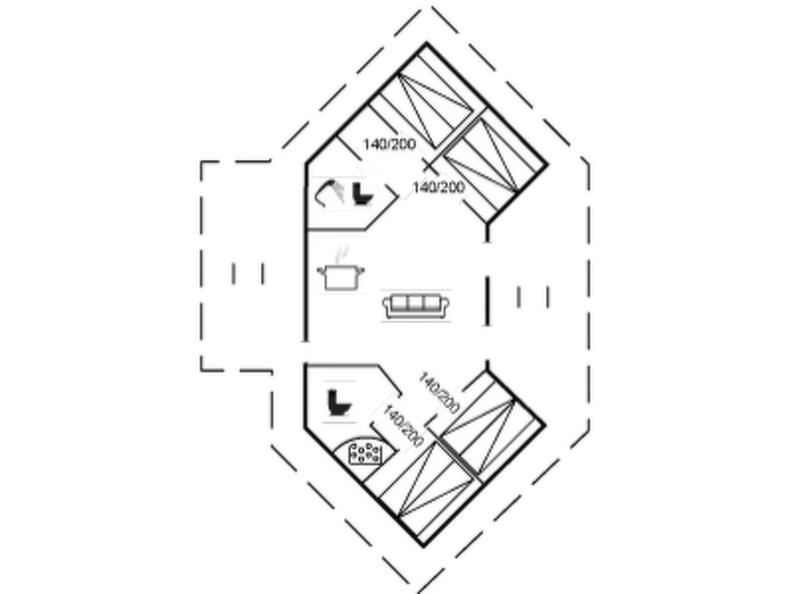"Tydkil" - 300m to the inlet-Inside