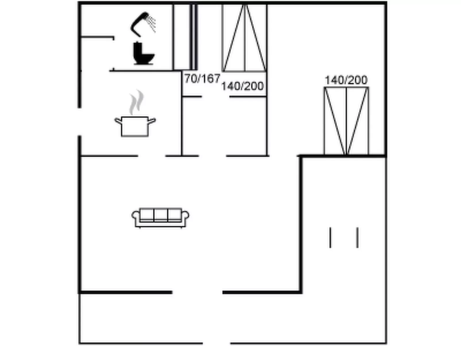 "Sohvi" - 450m from the sea-Inside