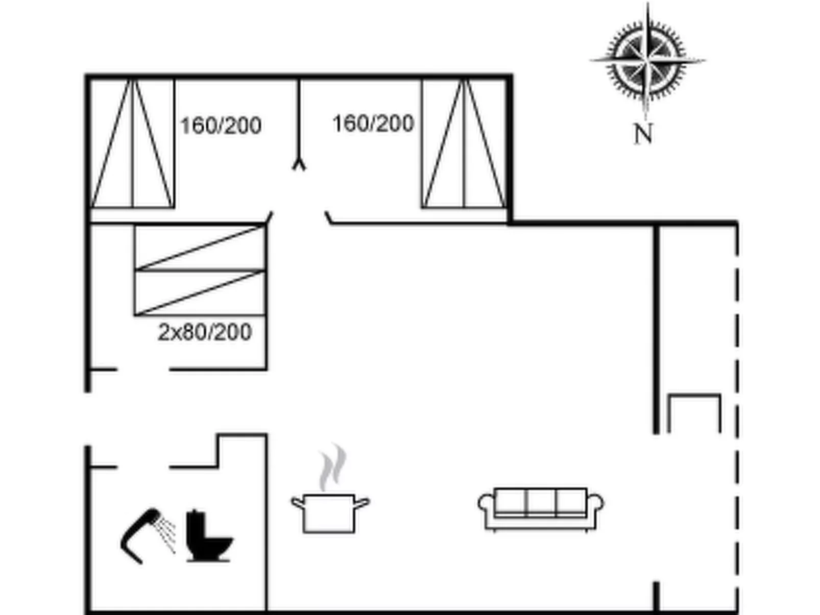 "Asulf" - 31km from the sea-Inside