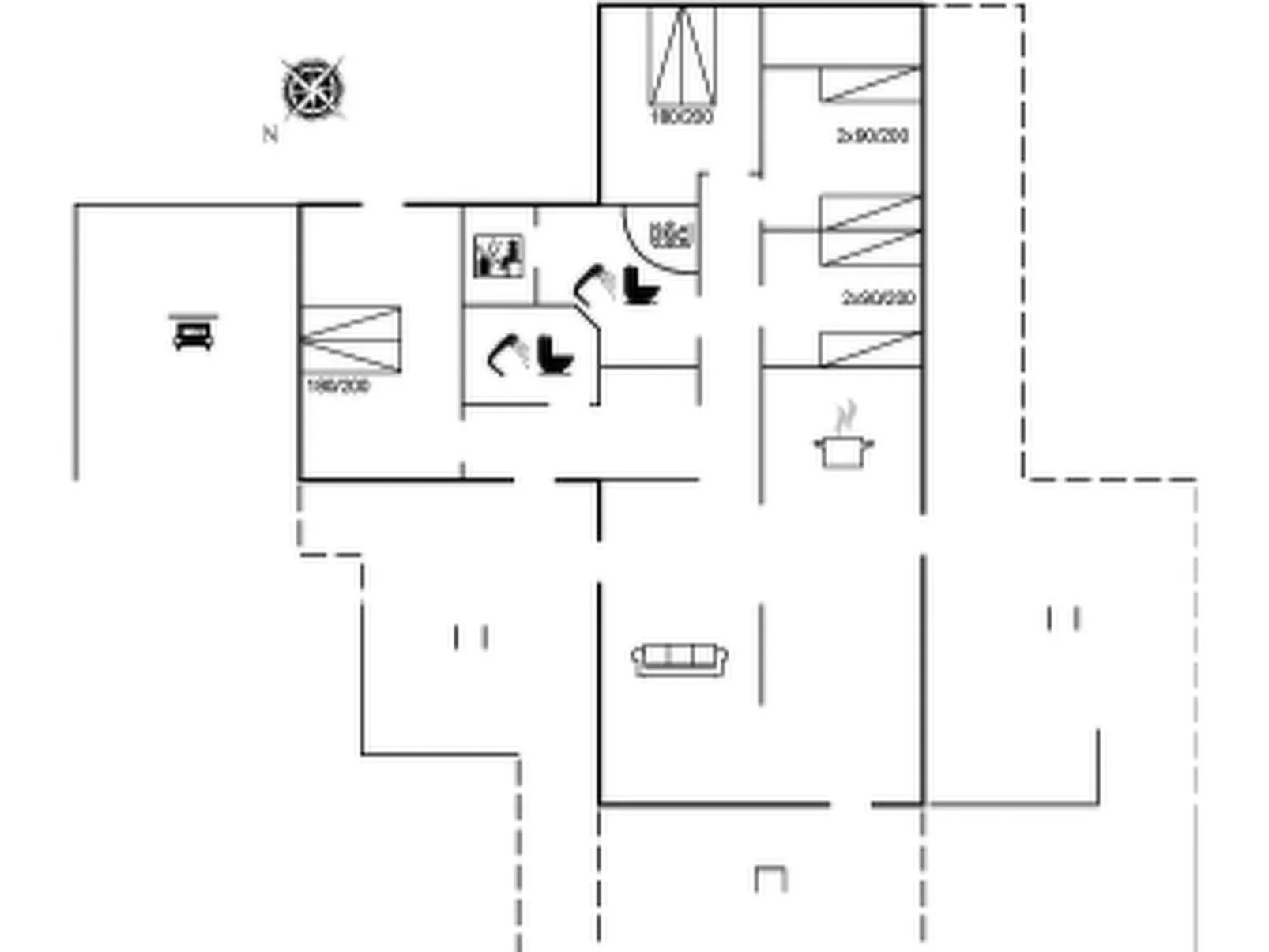 "Øthbiorn" - 1.1km from the sea-Inside