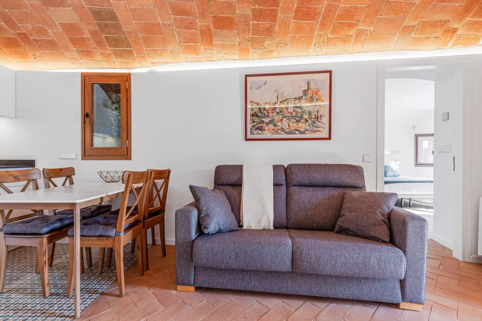 Casa con piscina en Vulpellac-Living room
