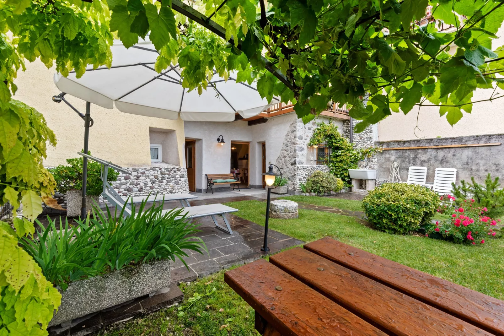 Golden Delicious-Garten Sommer