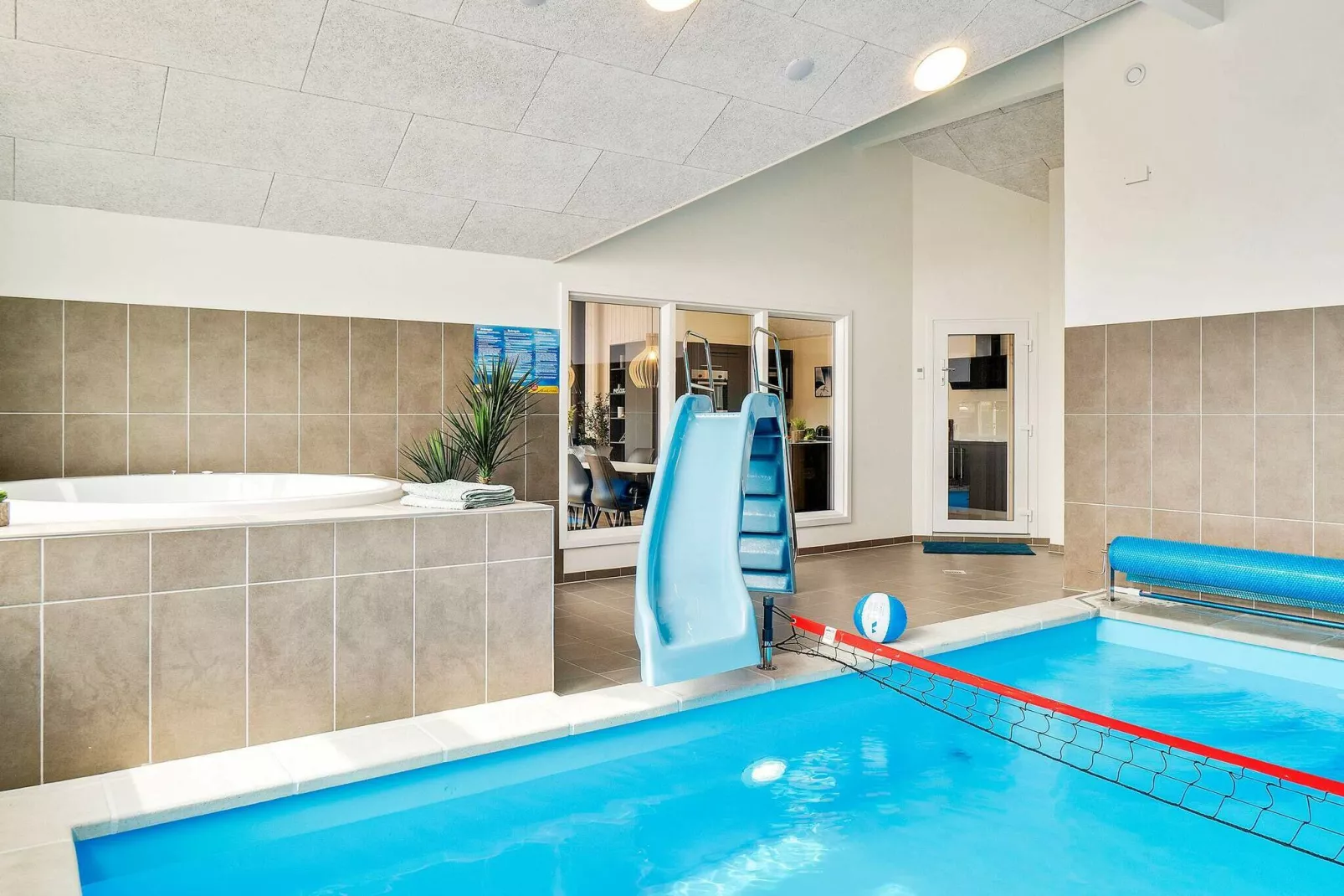Maison de vacances pour 20 a Nørre Nebel-Piscine
