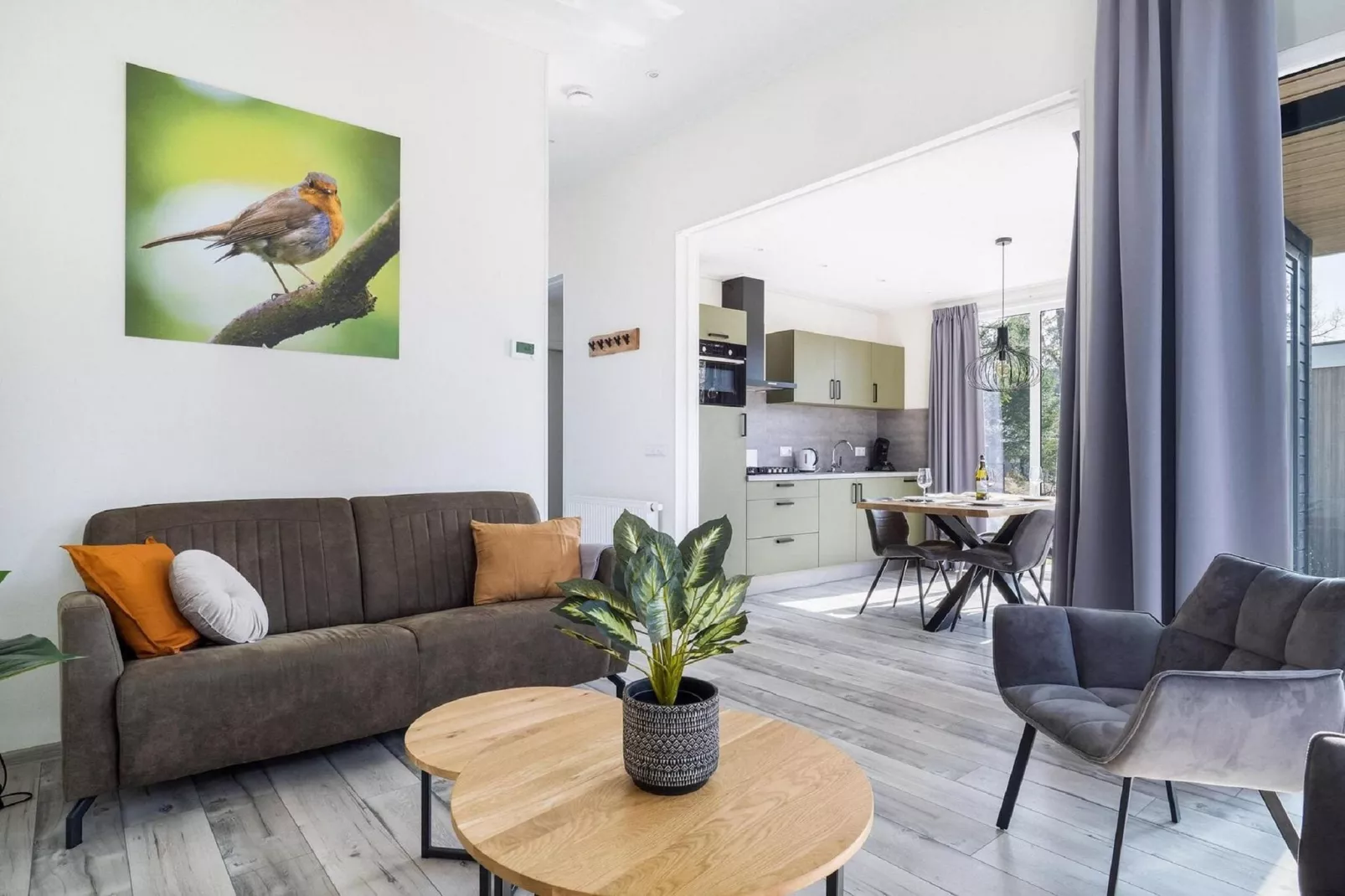 Vakantiepark De Rimboe & De Woeste Hoogte 24-Living room