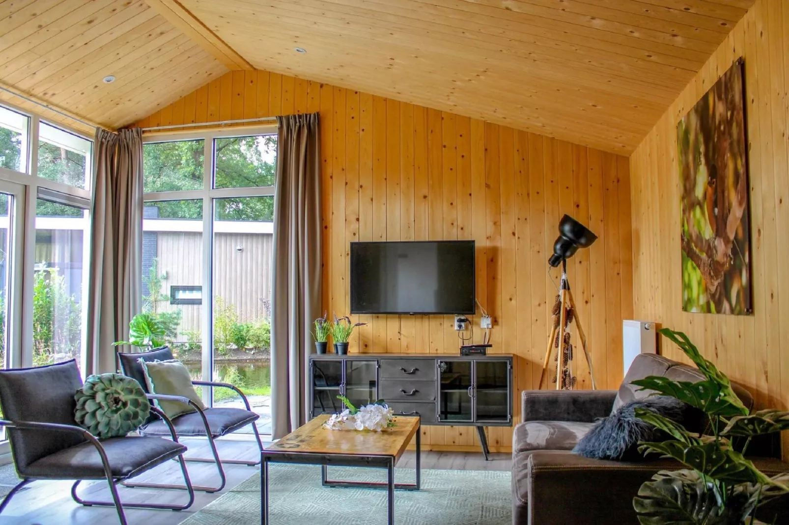 Vakantiepark De Rimboe & De Woeste Hoogte 27-Living room