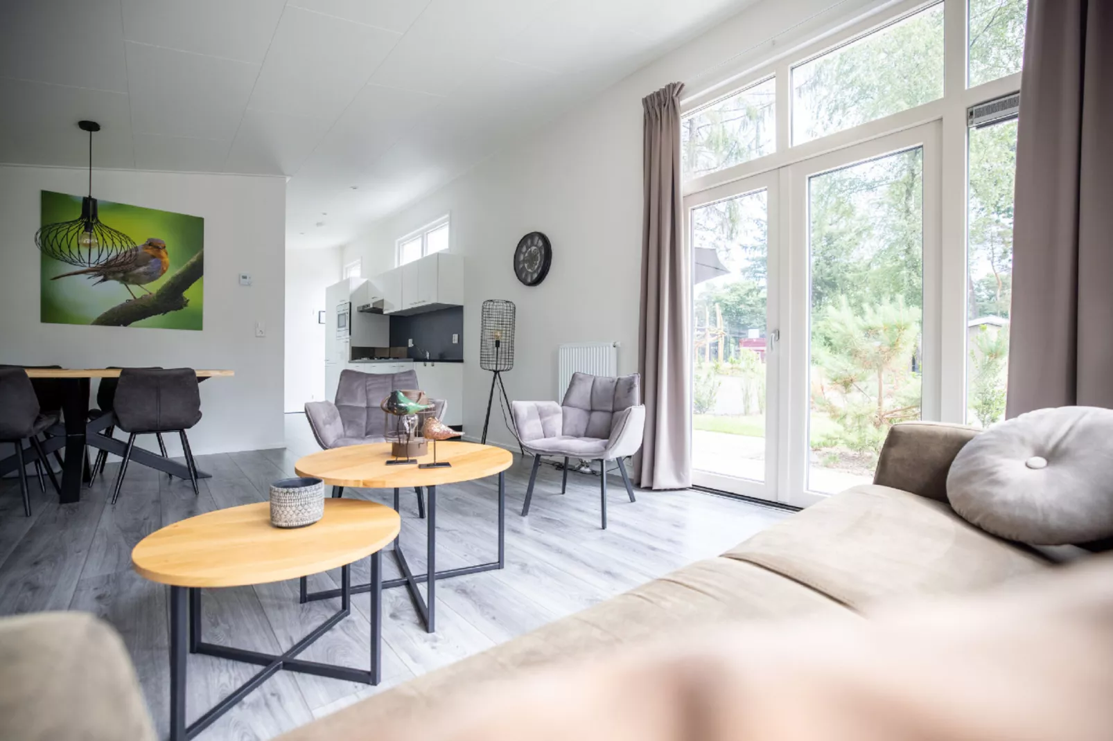 Vakantiepark De Rimboe & De Woeste Hoogte 13-Living room