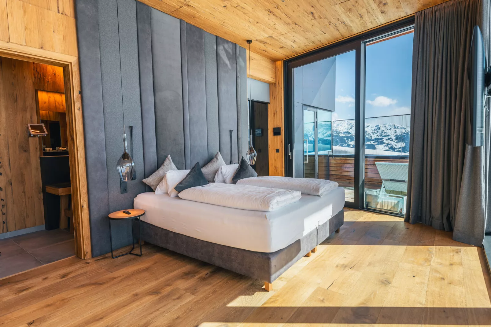 Mountain View Lofts - Granat 4 Personen-Bedroom