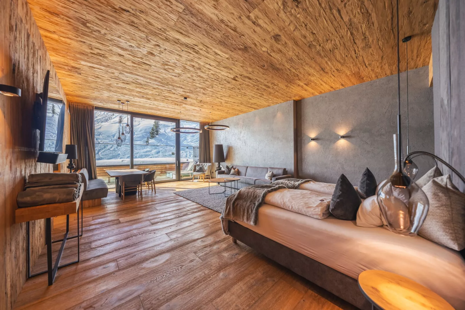 Mountain View Lofts - Granat 4 Personen-Bedroom