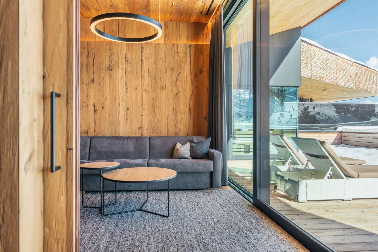 Mountain View Lofts - Bergkristall-Living room