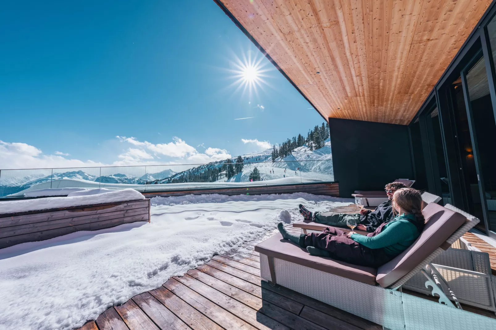 Mountain View Lofts - Bergkristall-Terrace balcony