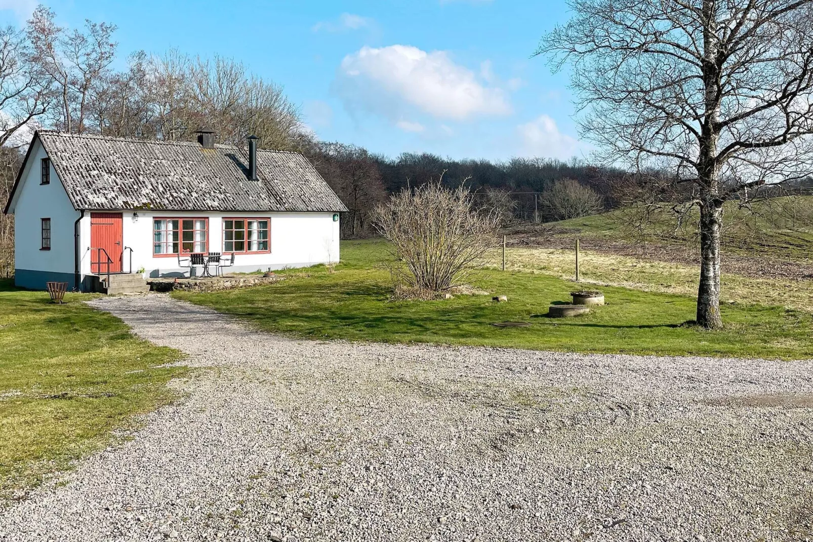Bright holiday home in Vollsjö-By Traum-Outdoor