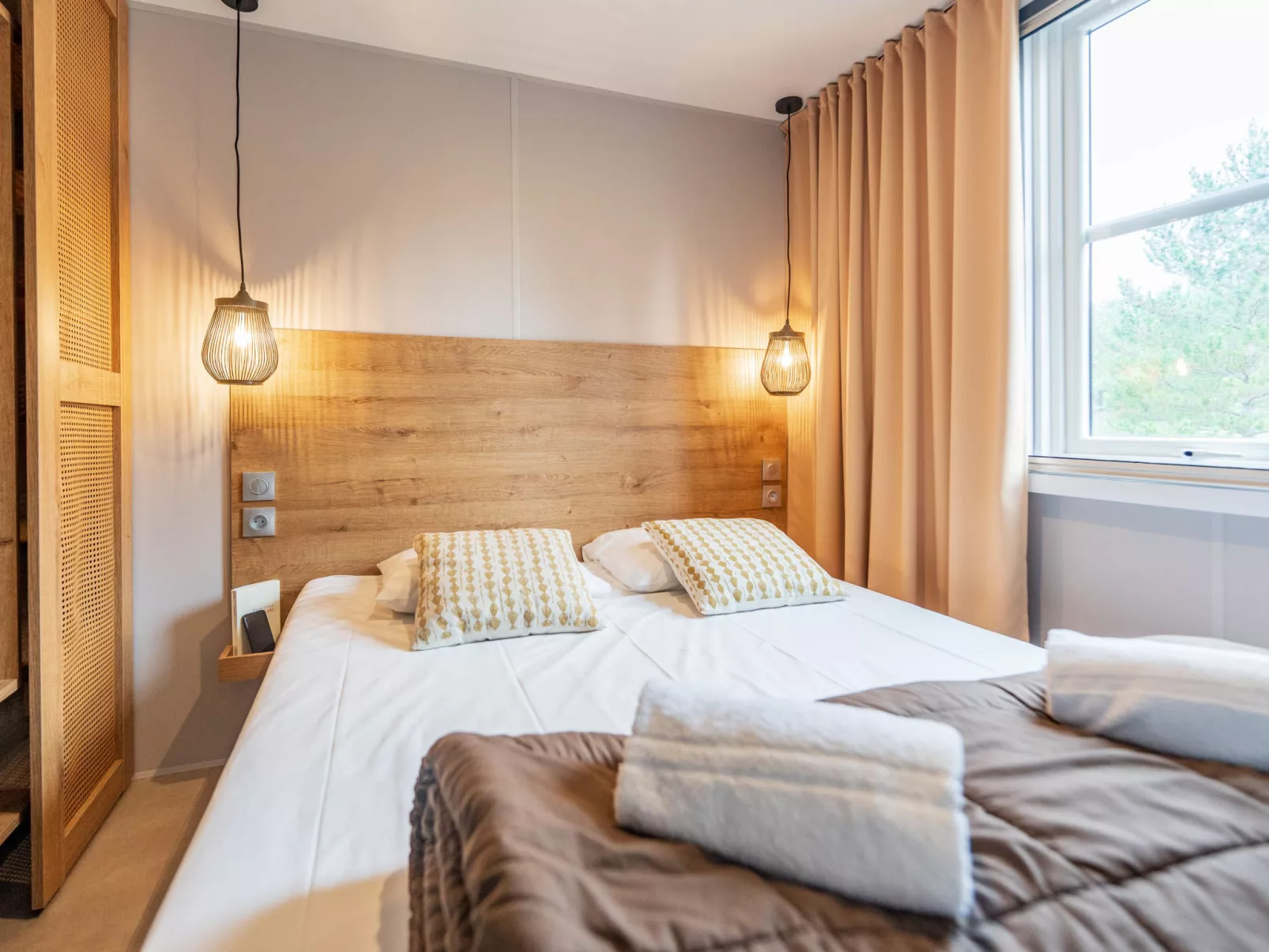 Mobilhome Luxe 4 personnes 2 chambres-Inside