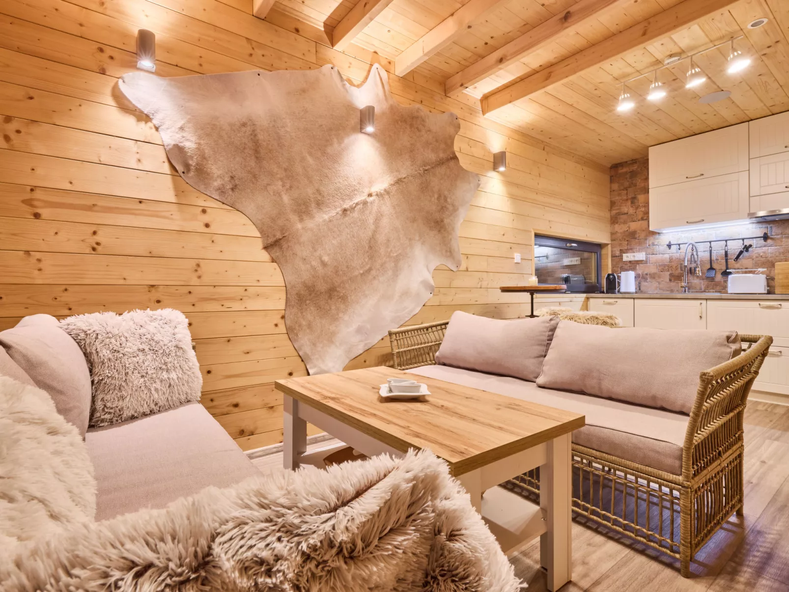 Luxe Timber Lodge & Yoga Loft-Inside