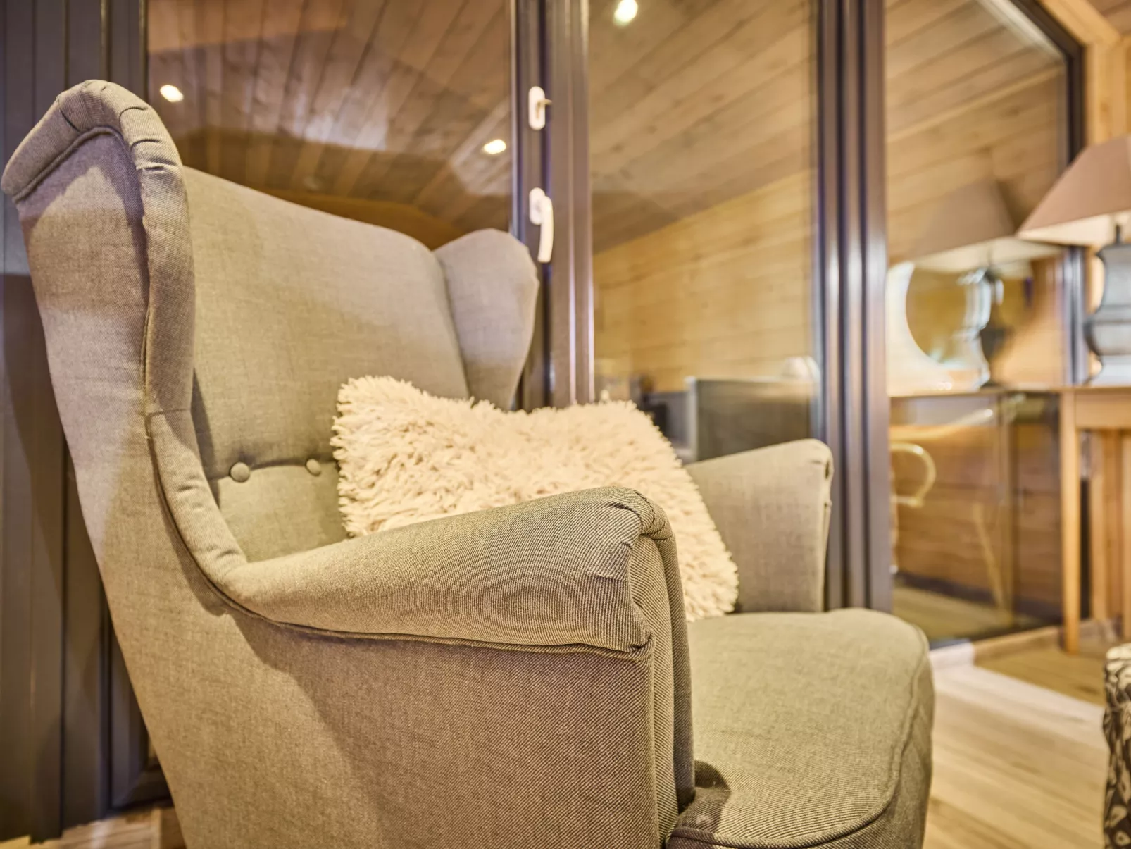 Luxe Timber Lodge & Yoga Loft-Inside
