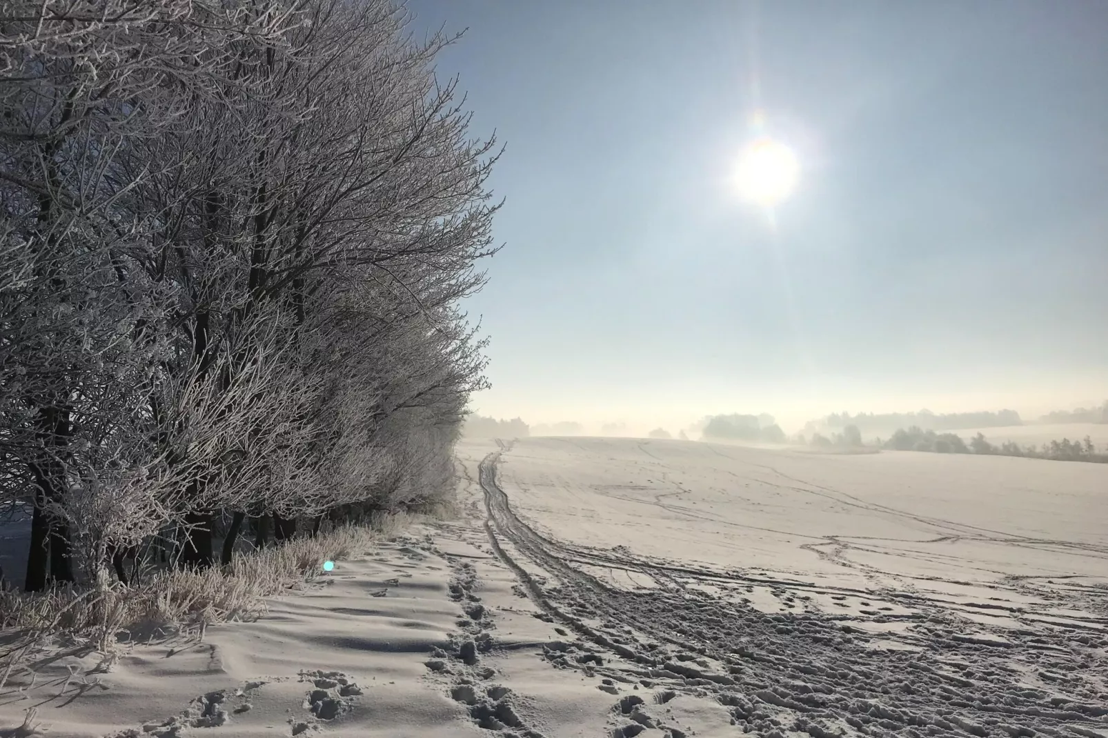 Ferienwohnung an der Ostsee in Pruchten naehe Kanalbrücke-Area winter 1km