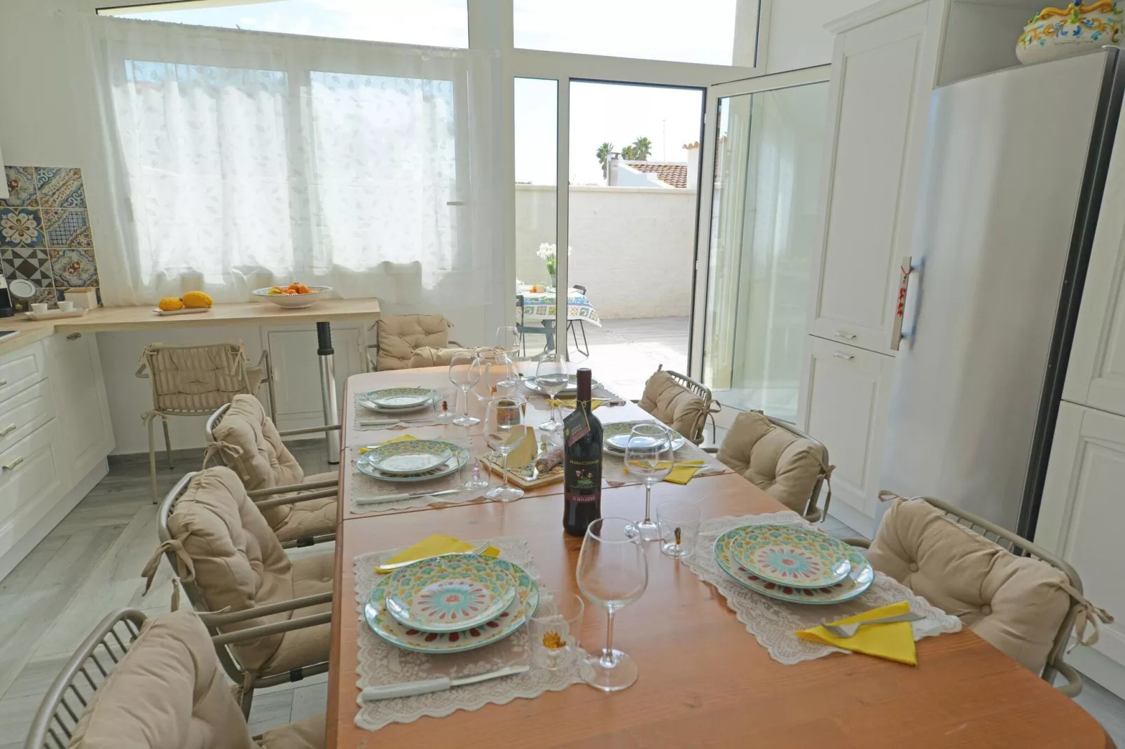 Villa Principe Flo mit Privatpool-Salle à manger