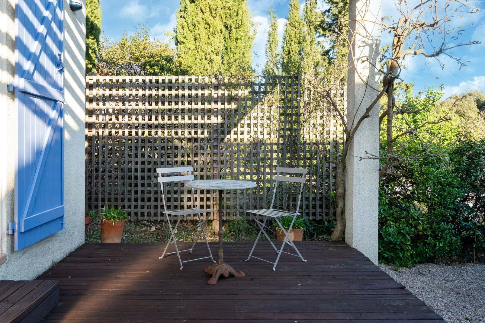 La Chouette de Minerve-Terrace balcony