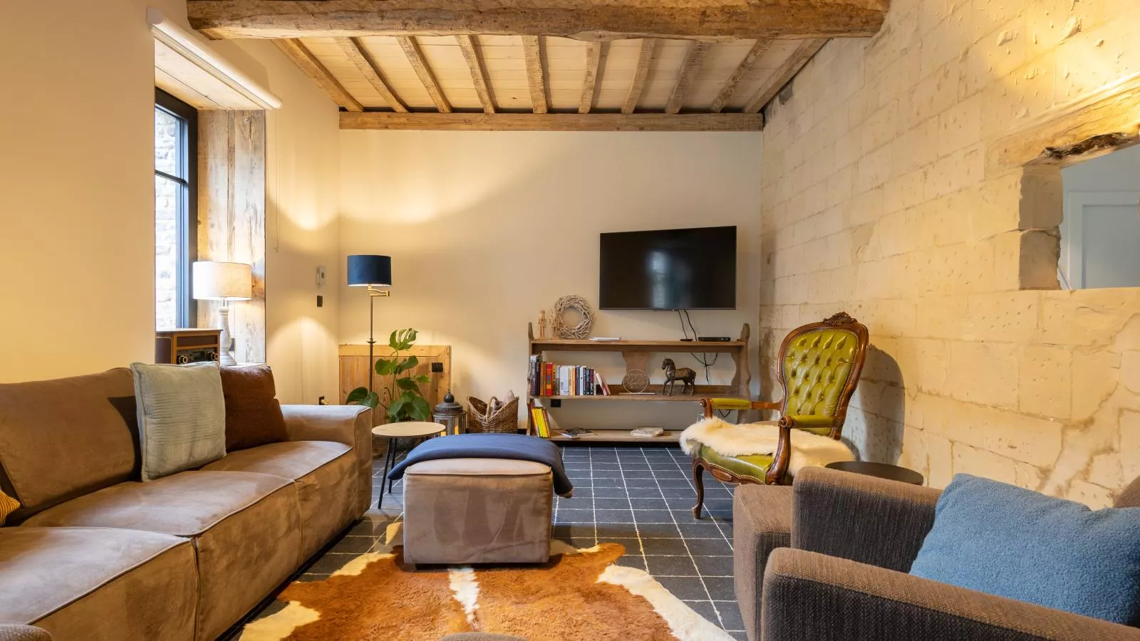 Maison Cuberdon-Wohnzimmer