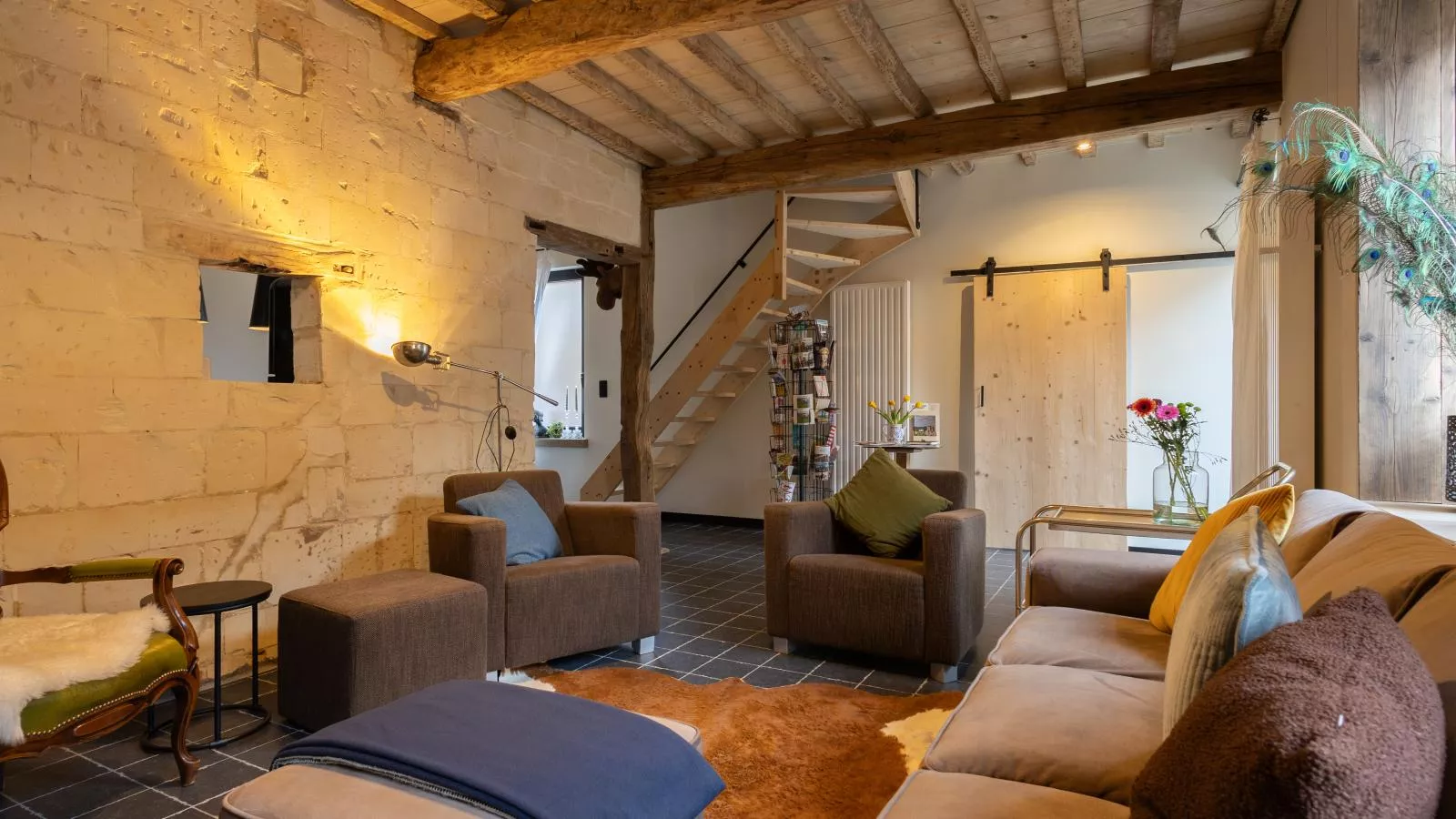 Maison Cuberdon-Wohnzimmer