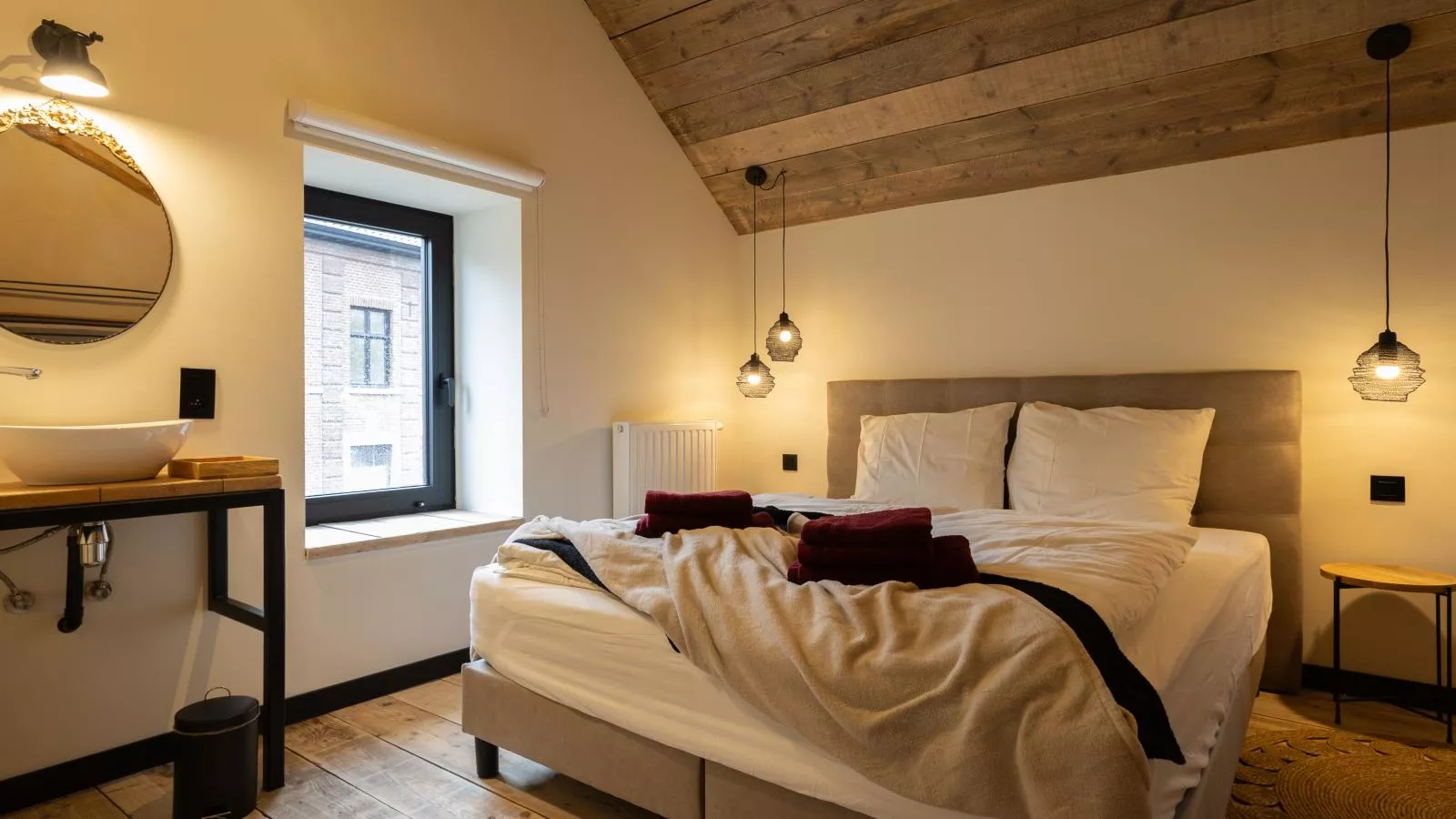 Maison Cuberdon-Schlafzimmer