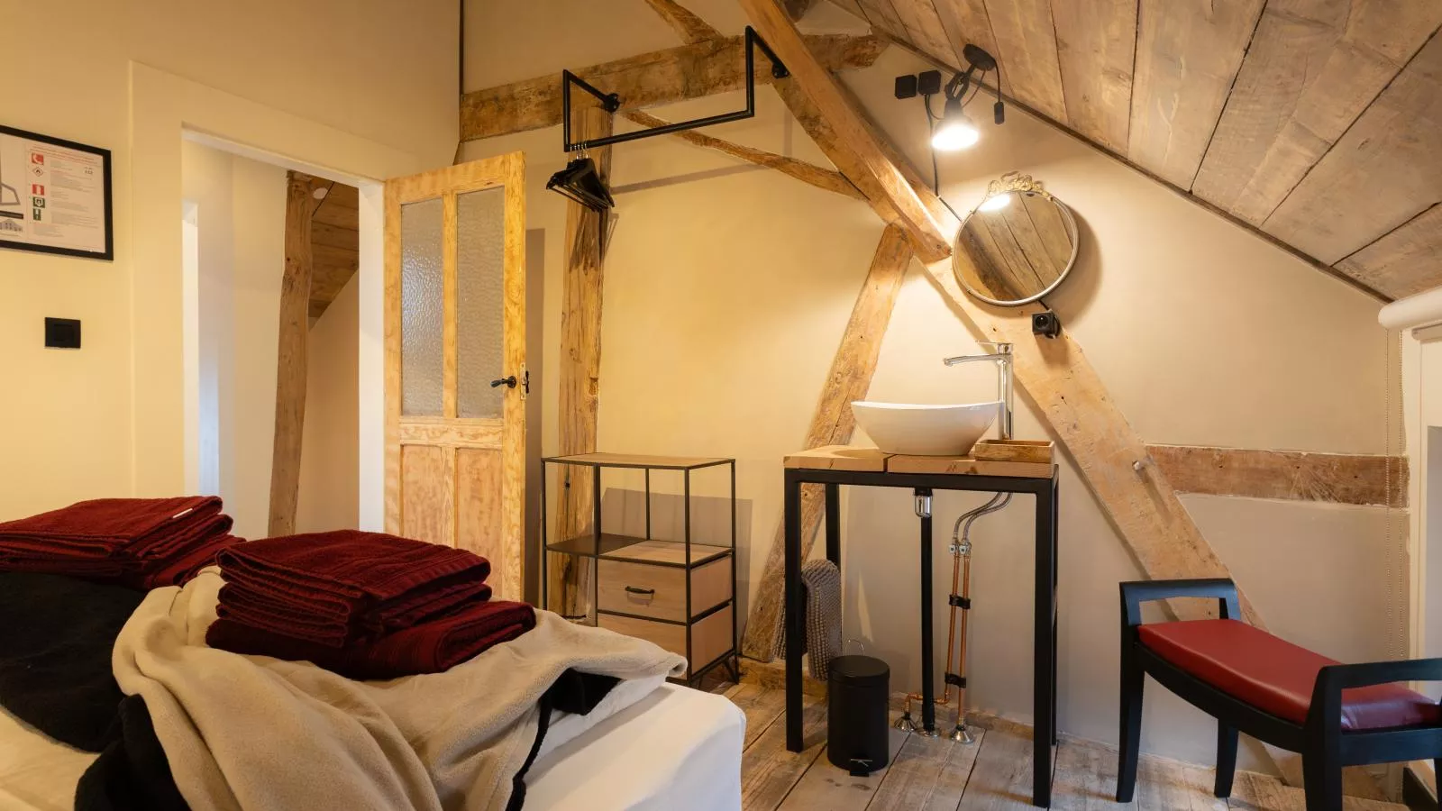 Maison Cuberdon-Schlafzimmer