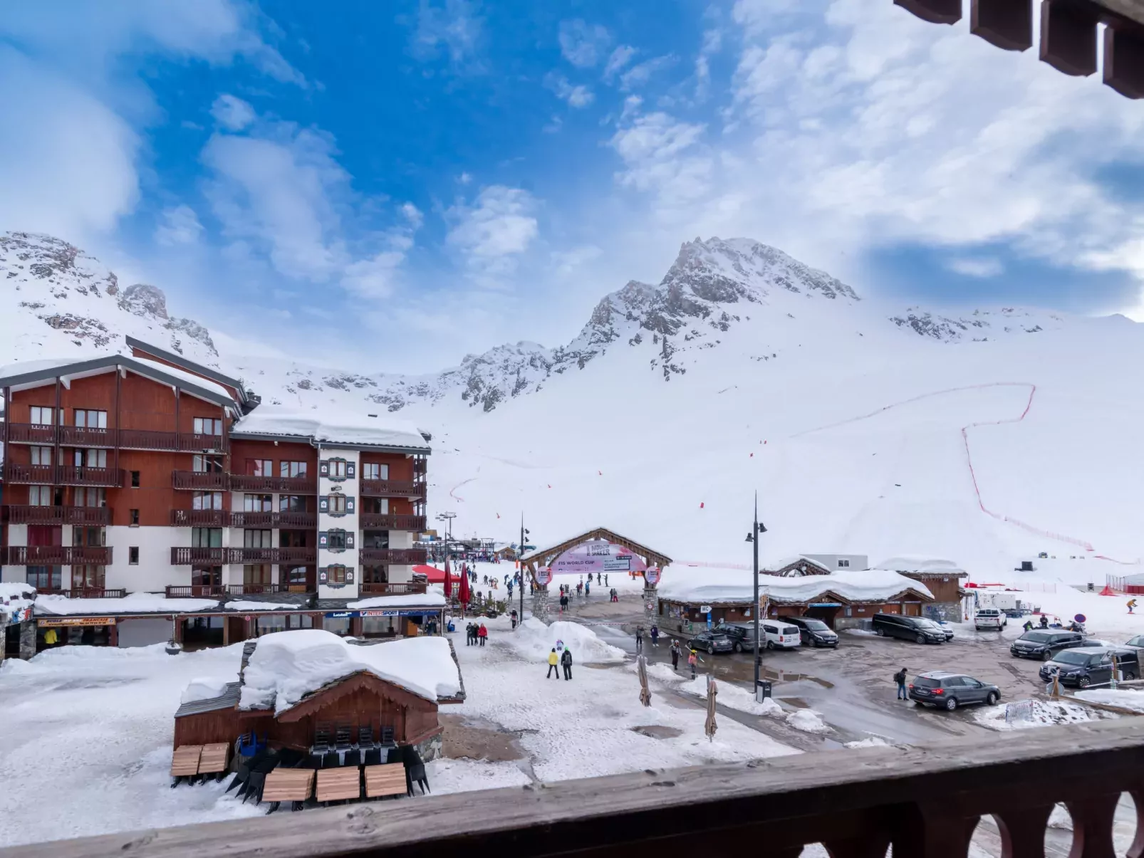Rond Point des Pistes (Val Claret)-Draußen