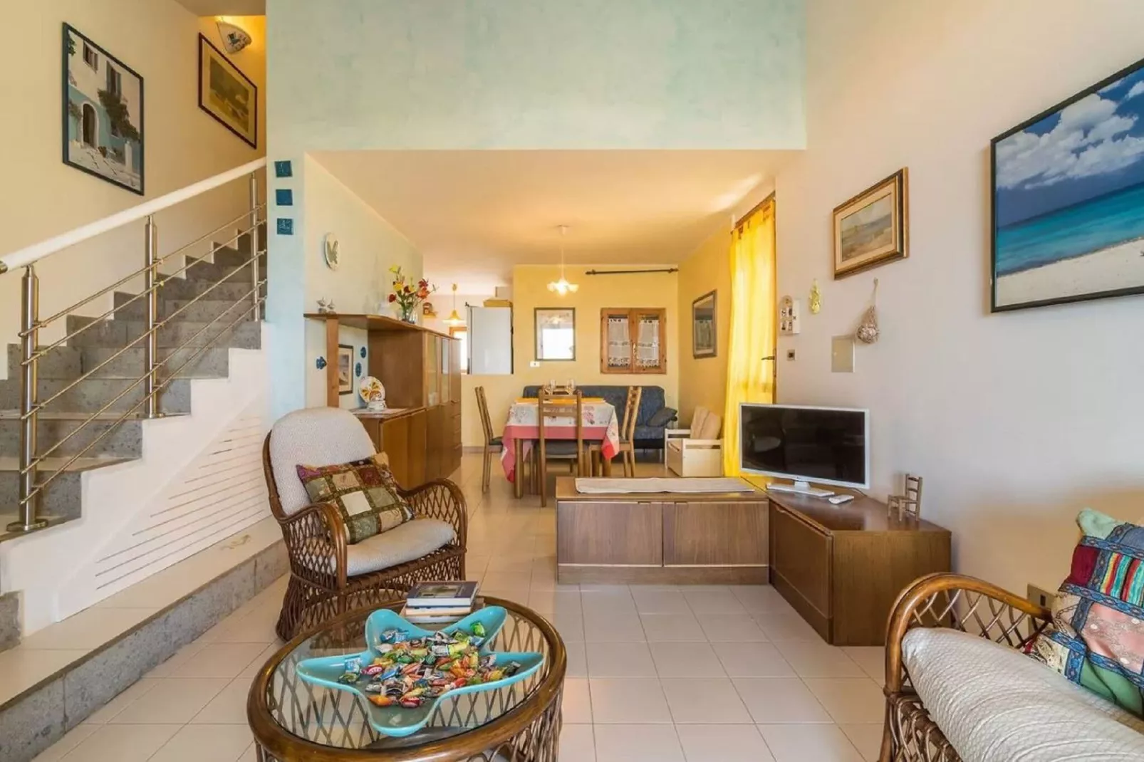 Casa Lentischio-Living room