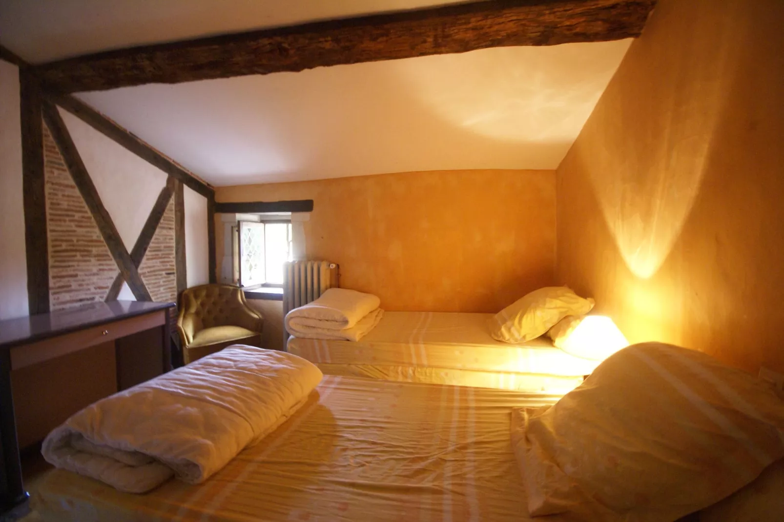 Manoir avec piscine privée-Schlafzimmer