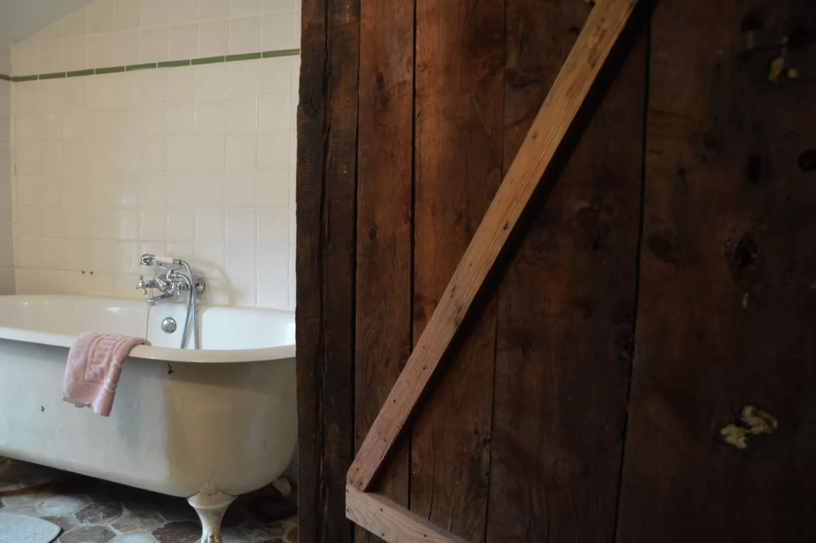 Manoir avec piscine privée-Badezimmer