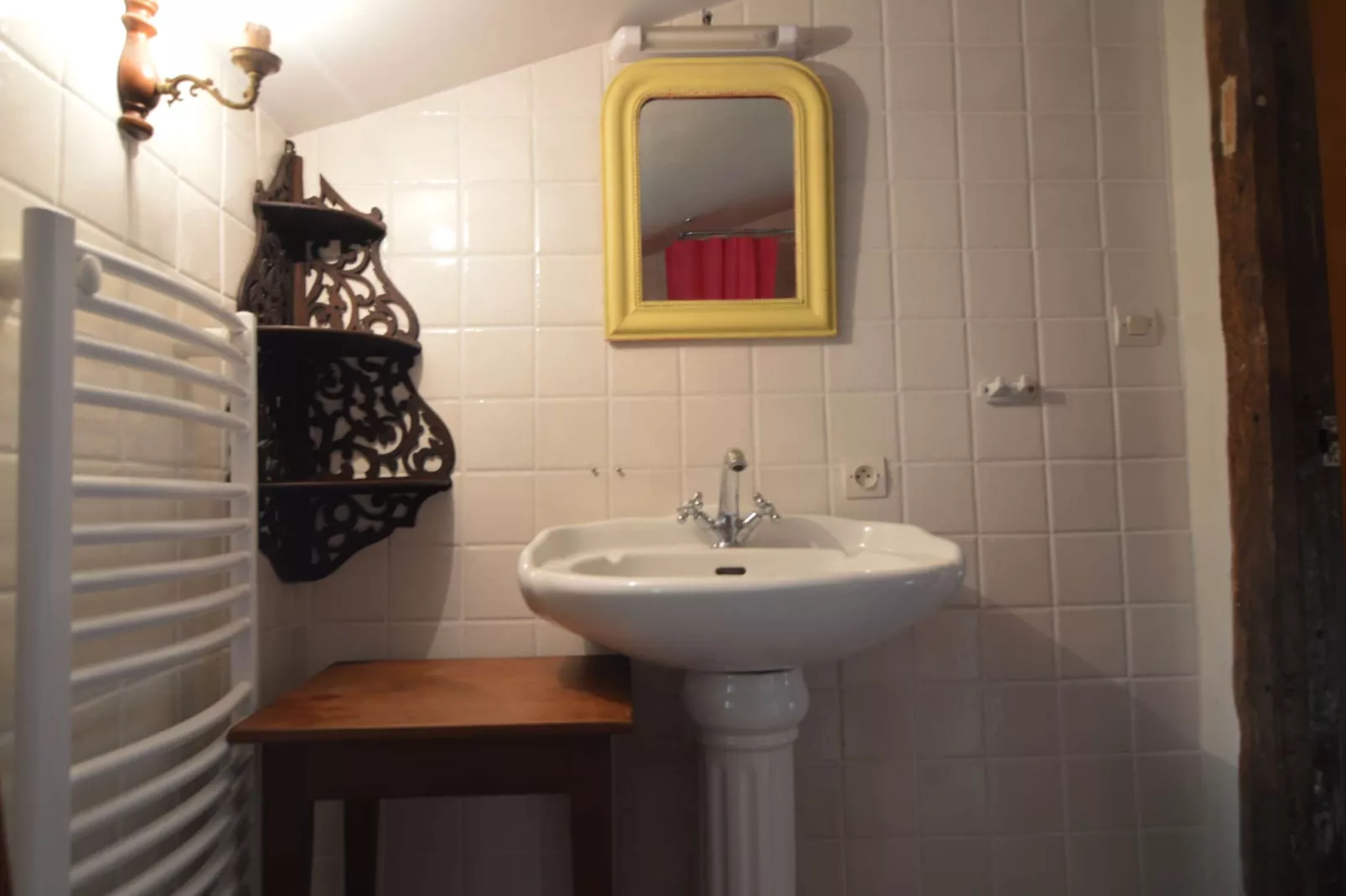Manoir avec piscine privée-Badezimmer