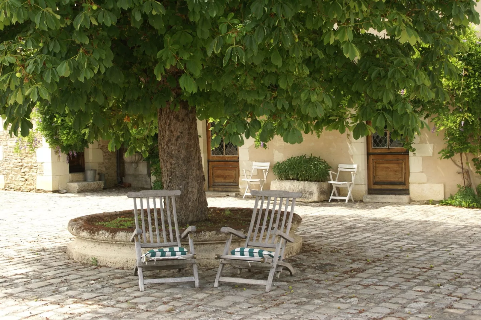 Manoir avec piscine privée-Garten Sommer