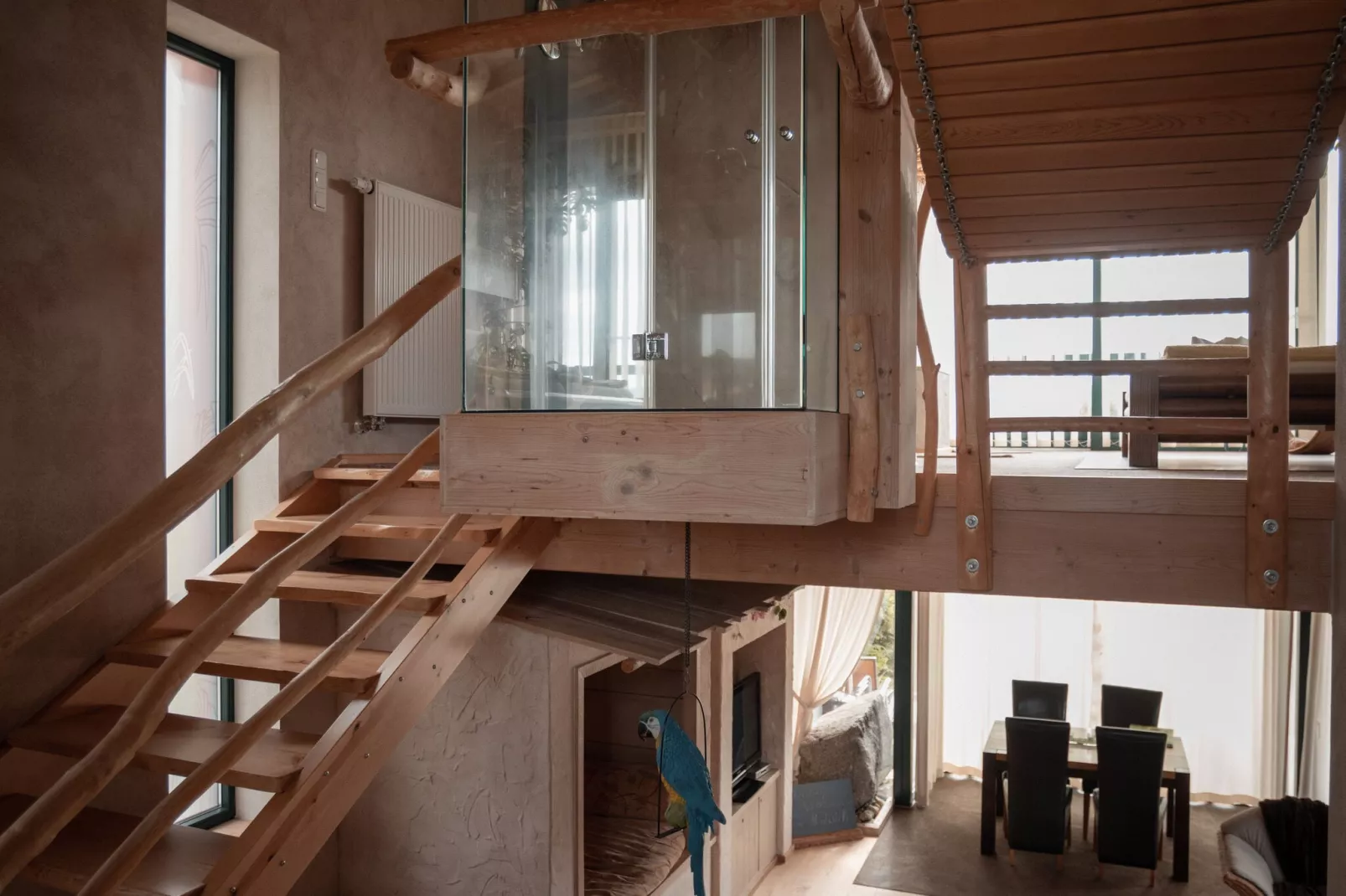 Unique holiday home in Viechtach with sauna-Bedroom