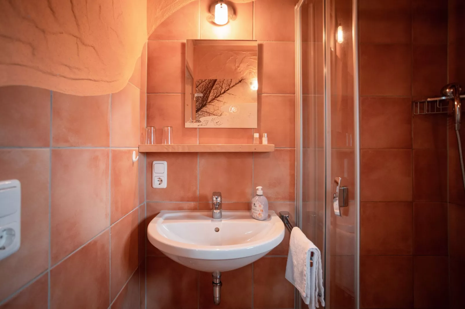 Unique holiday home in Viechtach with sauna-Bathroom