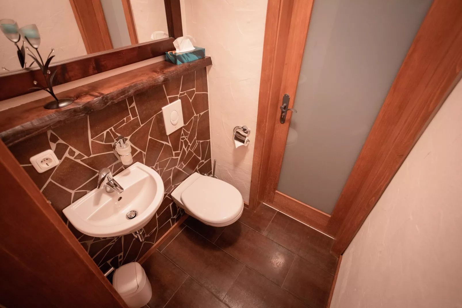 Holiday home with sauna in Viechtach-Bathroom